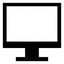 LED monitor black icon-1
