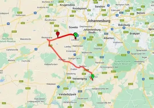 Lenasia-Westonaria-Meyerton