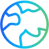 Gradient Globe Icon