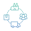 Supply Chain Icon - Gradient-1