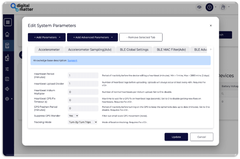 System-Parameters-Digital-Matter